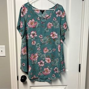 Torrid Flower Blouse